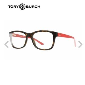 Tory Burch Tortoise red eyeglasses